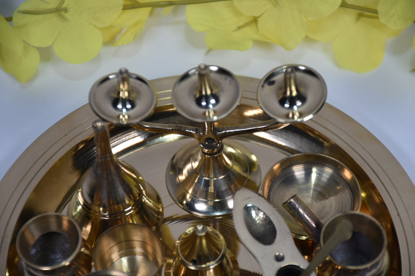 Ashtamangalyam Set - Plate size 16 cm