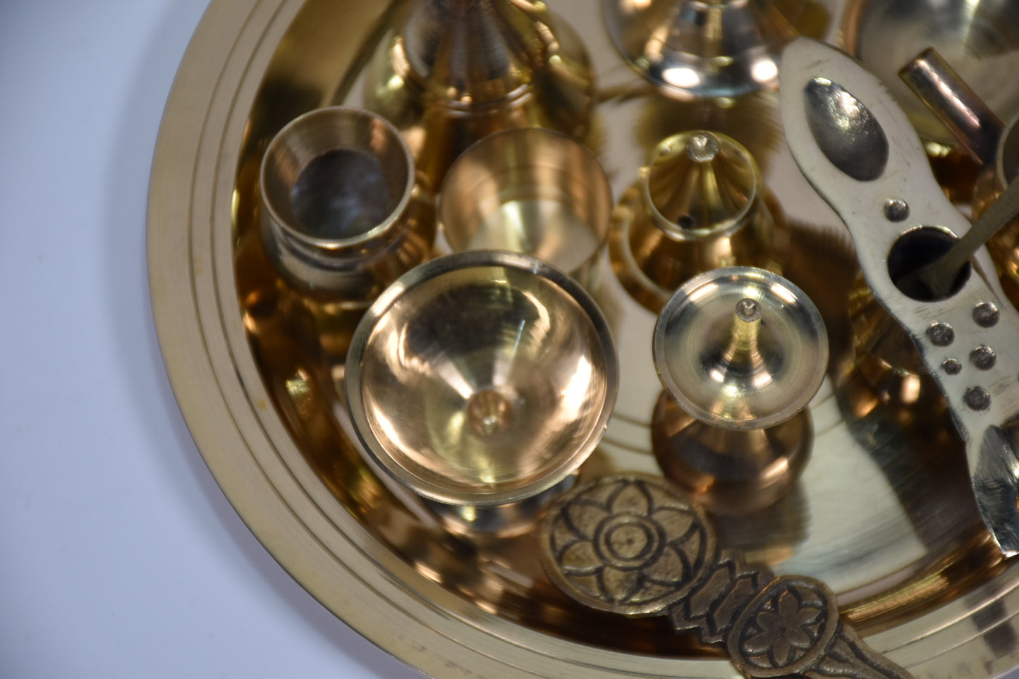 Ashtamangalyam Set - Plate size 16 cm