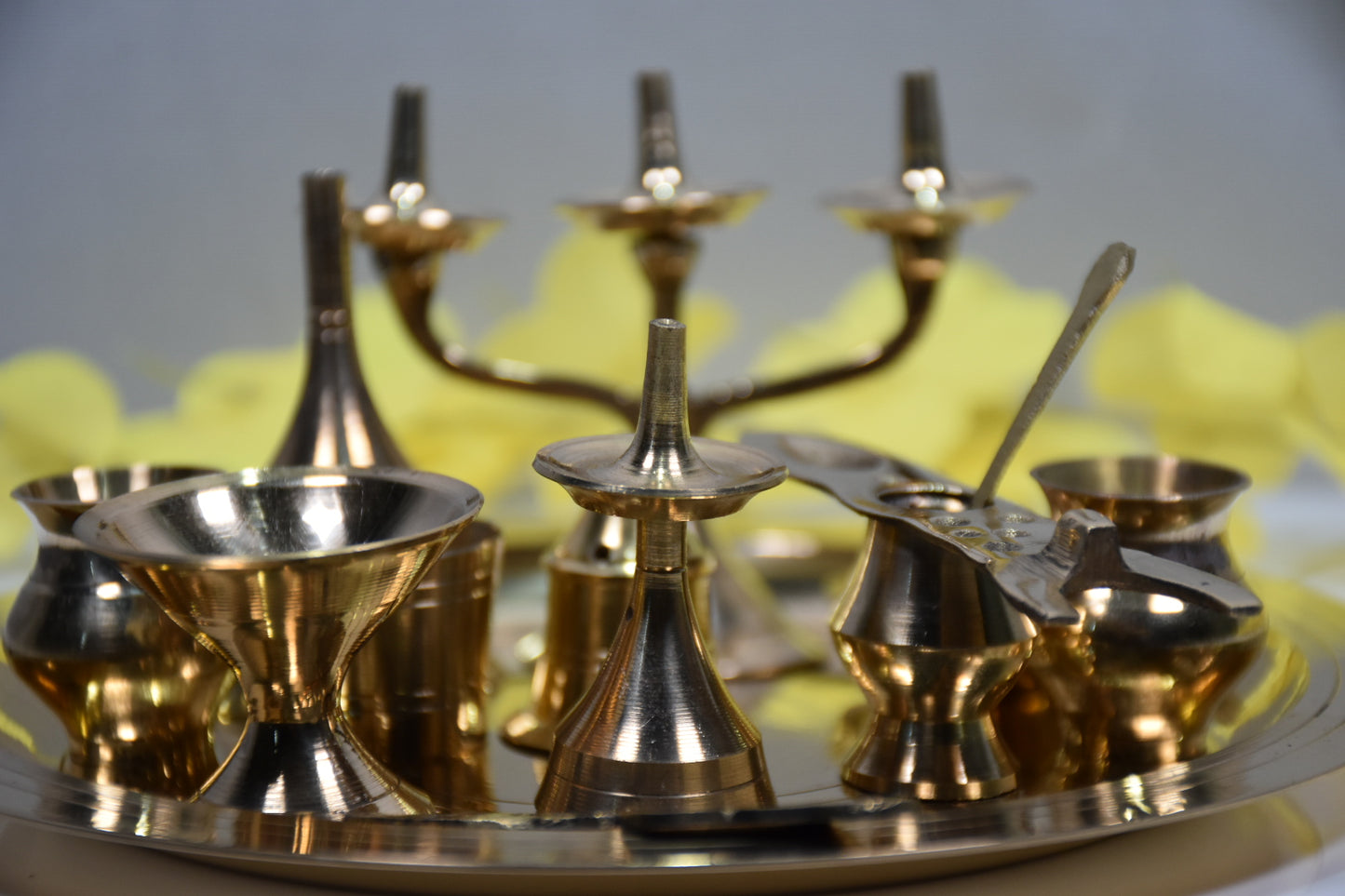 Ashtamangalyam Set - Plate size 16 cm