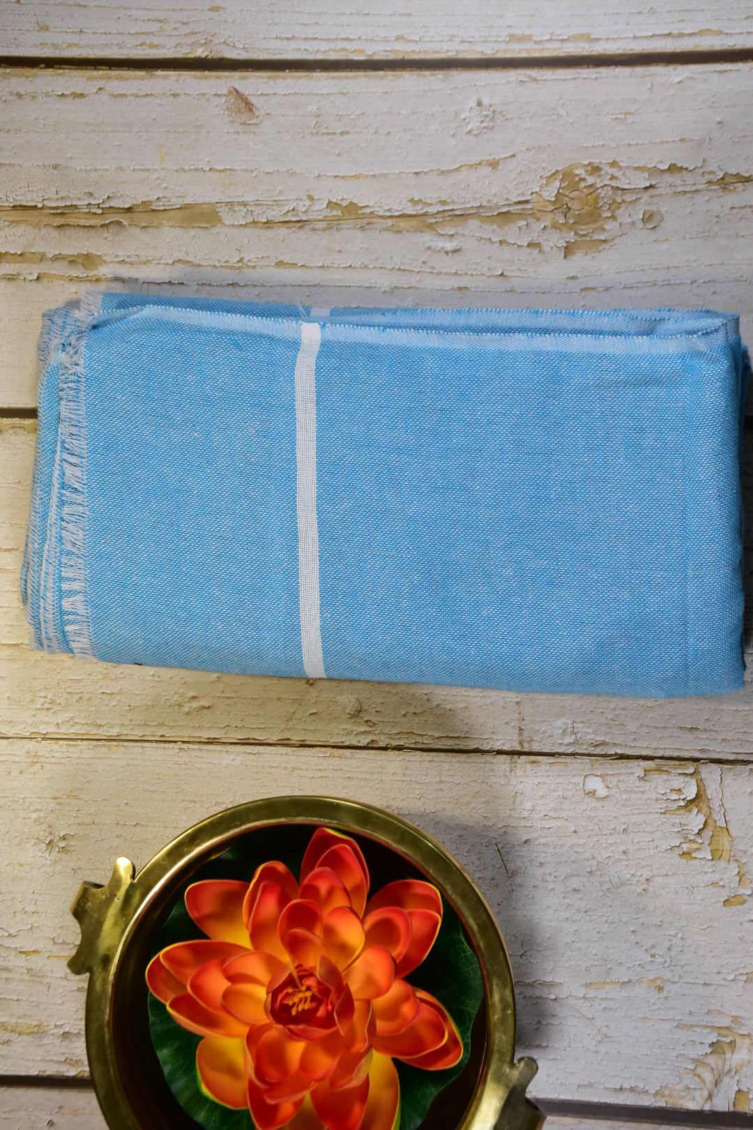 Kerala Thorthu/Bath Towel Kuthampully Handloom Cotton 64*130 cms