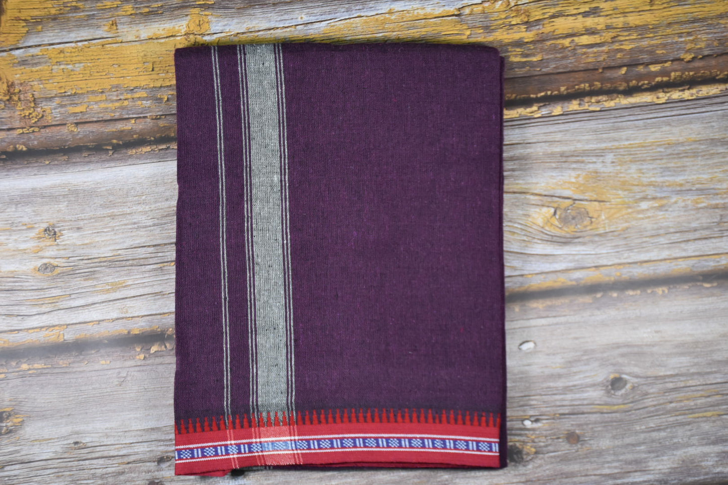Lungi/Color Dhoti From Kuthampully Handloom Cotton