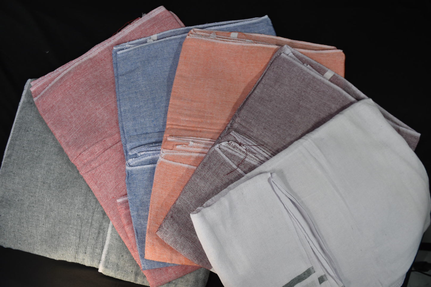 Kerala Thorthu/Bath Towel Kuthampully Handloom Cotton 64*130 cms