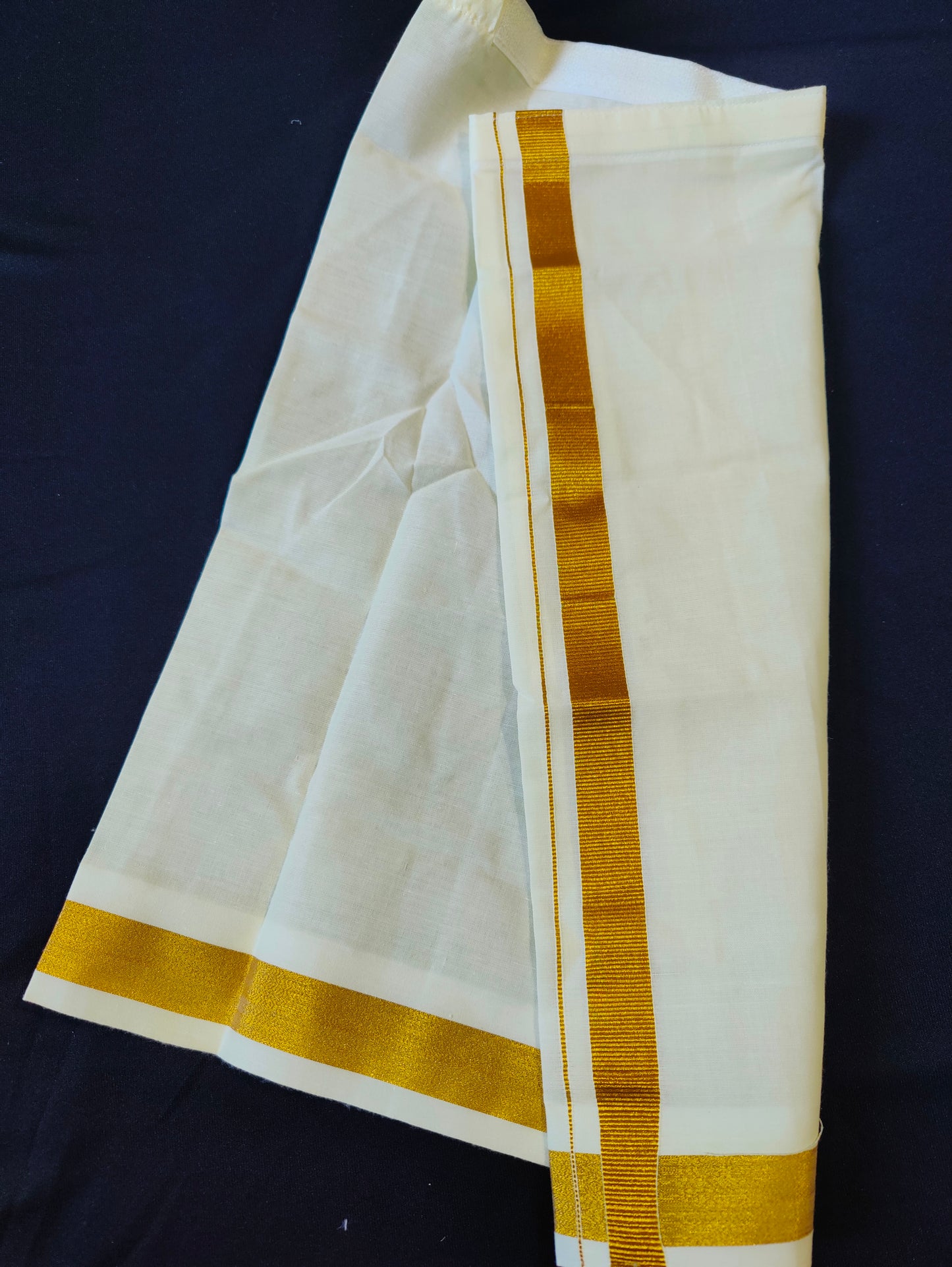 Kid's Pure Handloom Kasavu Mundu