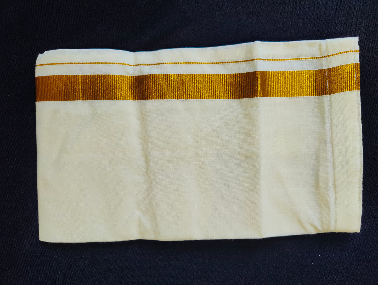 Kid's Pure Handloom Kasavu Mundu