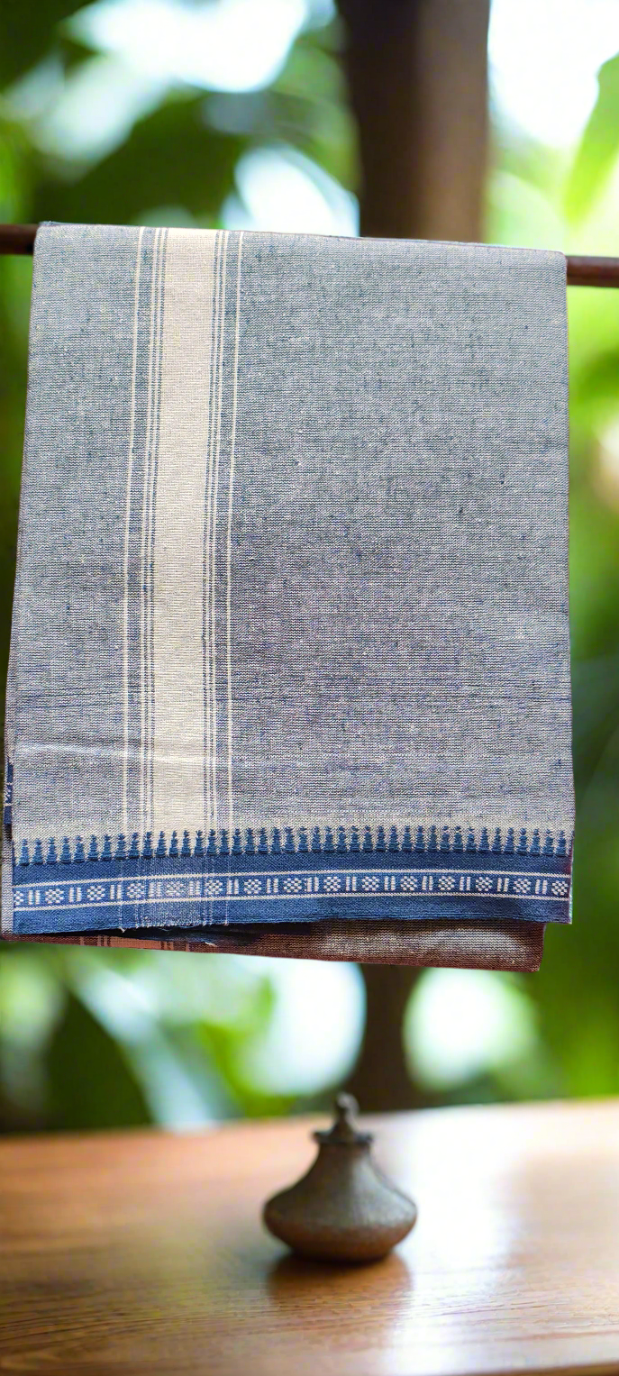 Lungi/Color Dhoti From Kuthampully Handloom Cotton