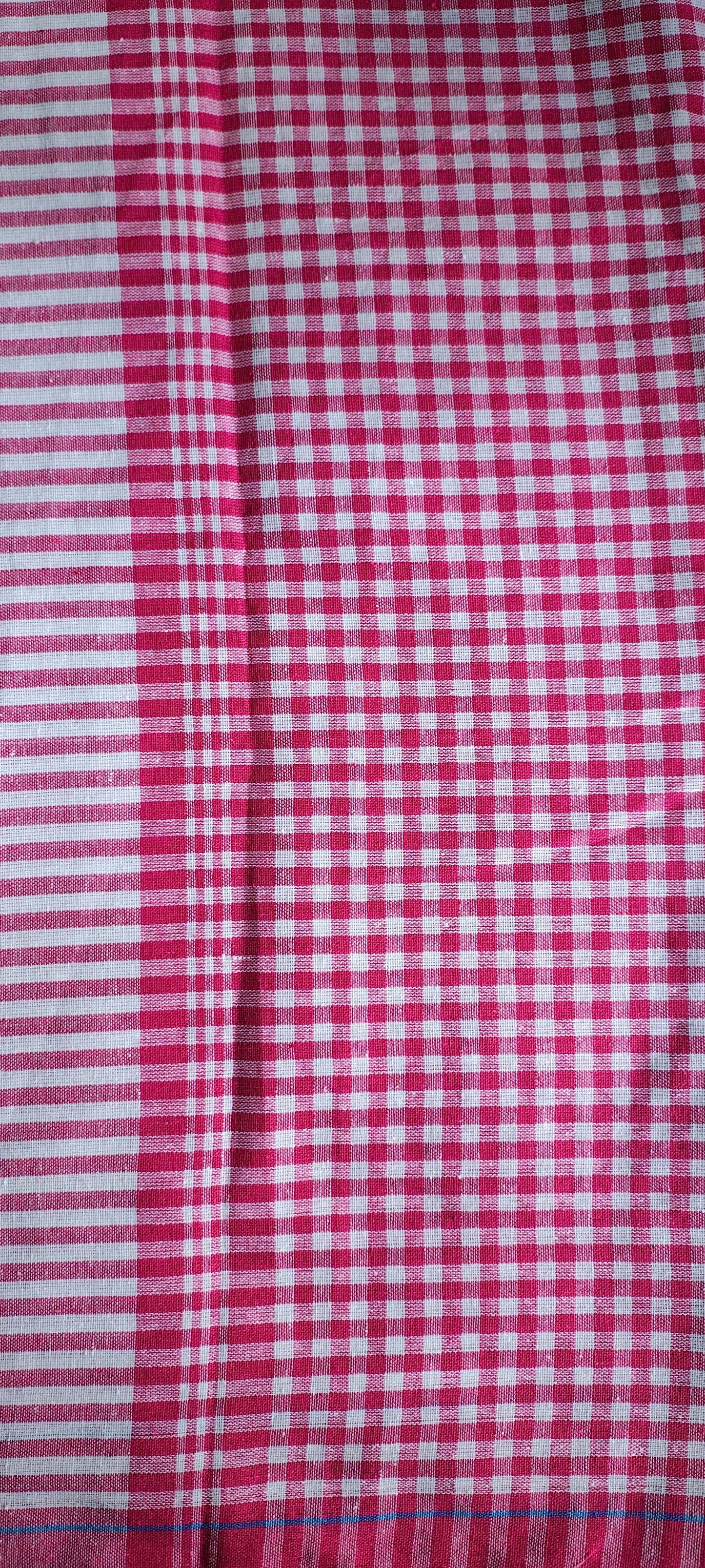 Kerala Thorthu/Bath Towel Kuthampully Handloom Cotton 64*130 cms