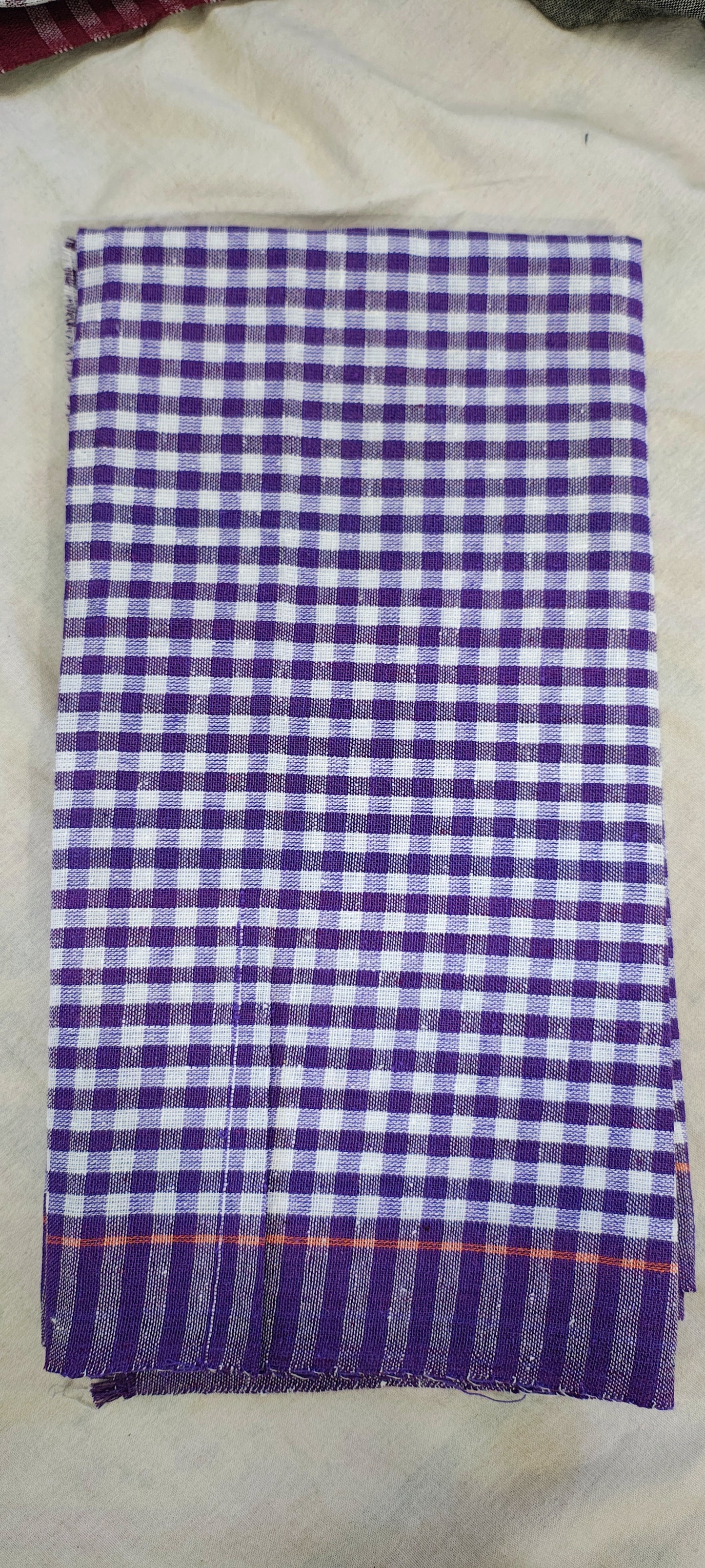 Kerala Thorthu/Bath Towel Kuthampully Handloom Cotton 64*130 cms