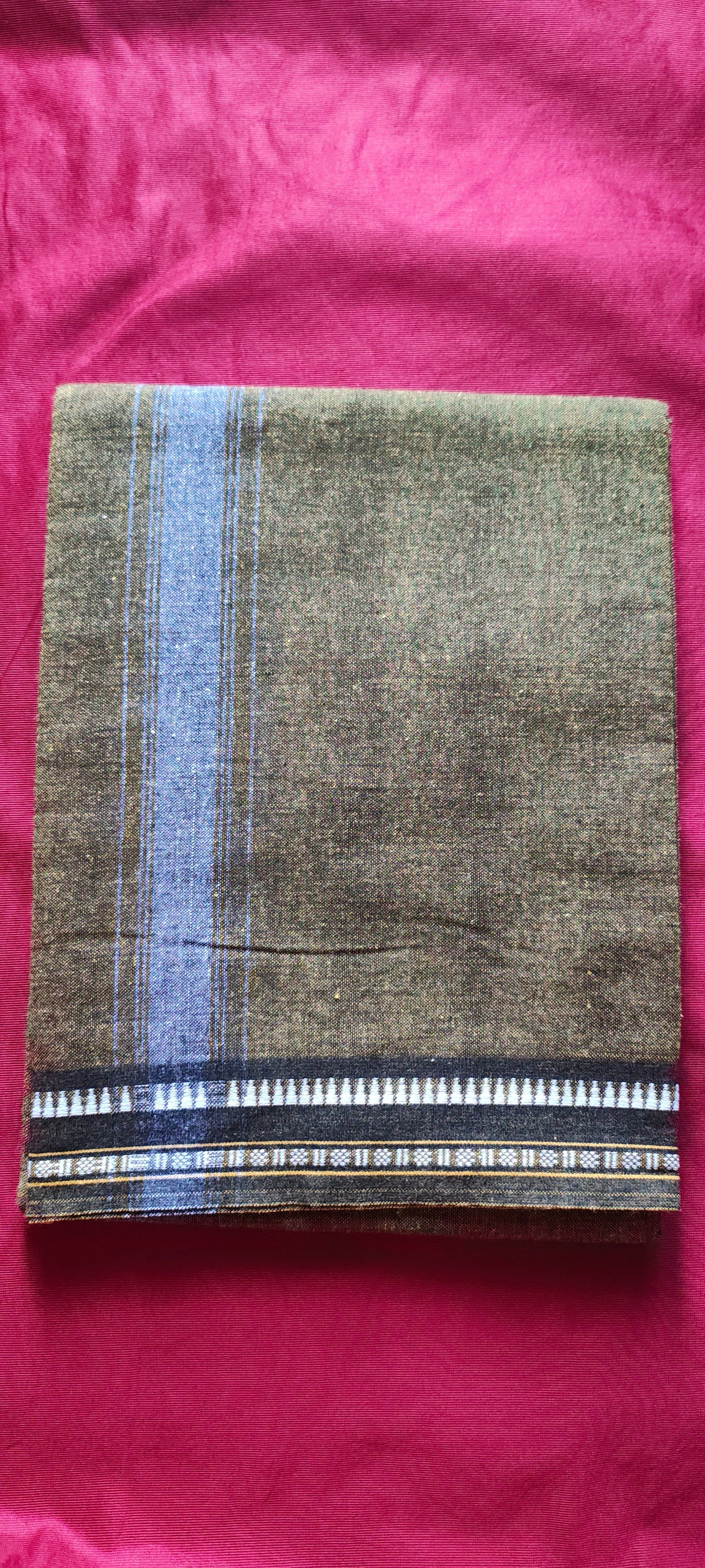 Lungi/Color Dhoti From Kuthampully Handloom Cotton