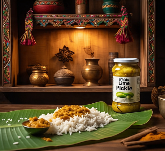 🍋 White Lime Pickle – Mild, Tangy & Traditional Kerala Achar