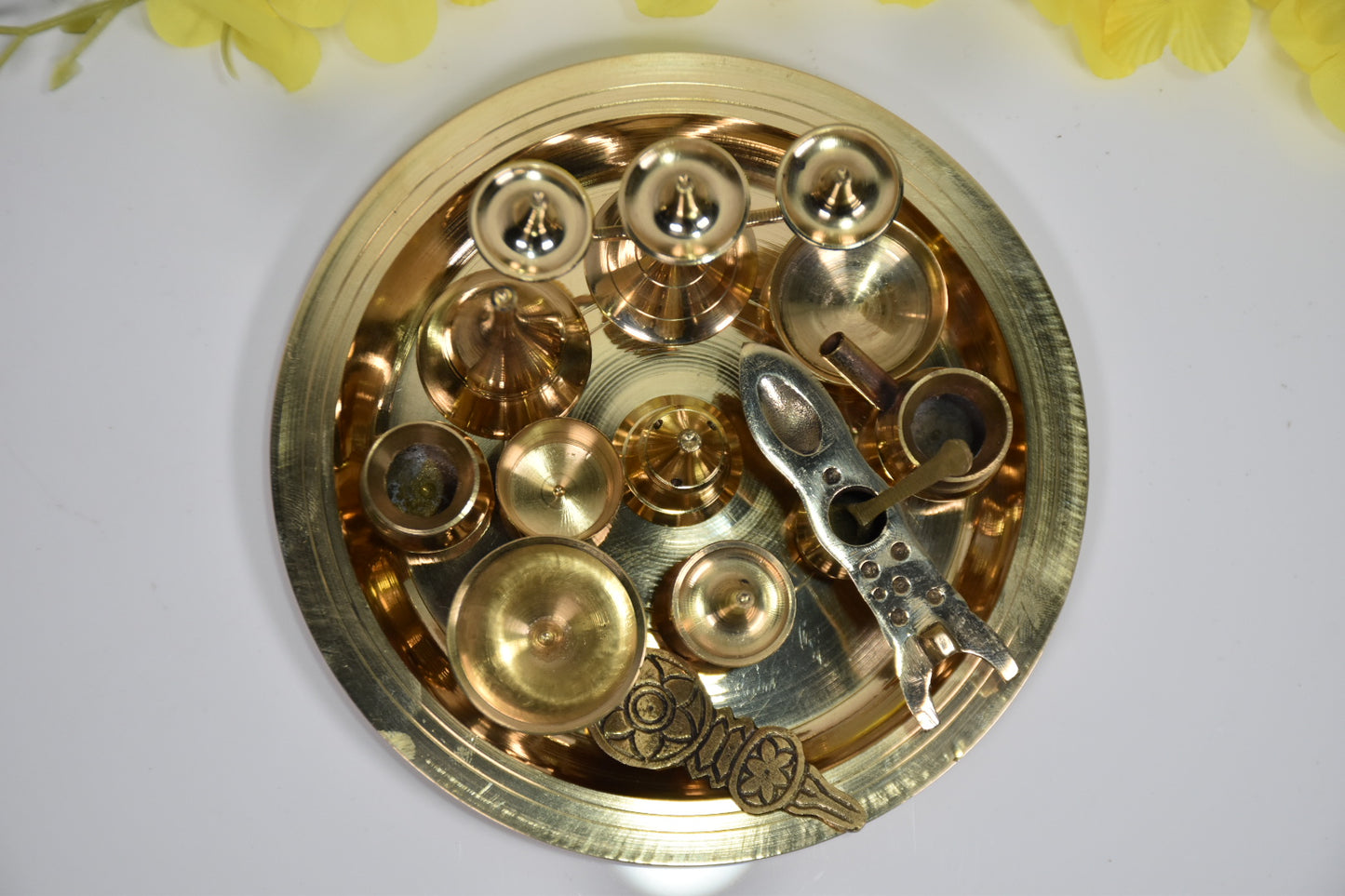 Ashtamangalyam Set - Plate size 16 cm