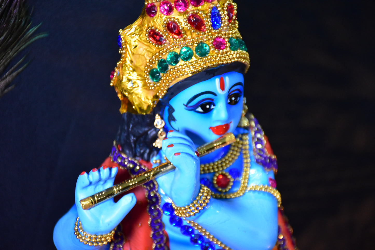 Krishna idol made of Fibre 17 inches