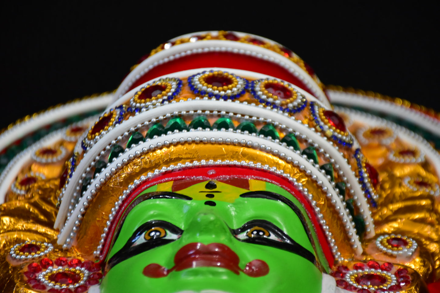 Traditional Kathakali hanging home decor made of fibre