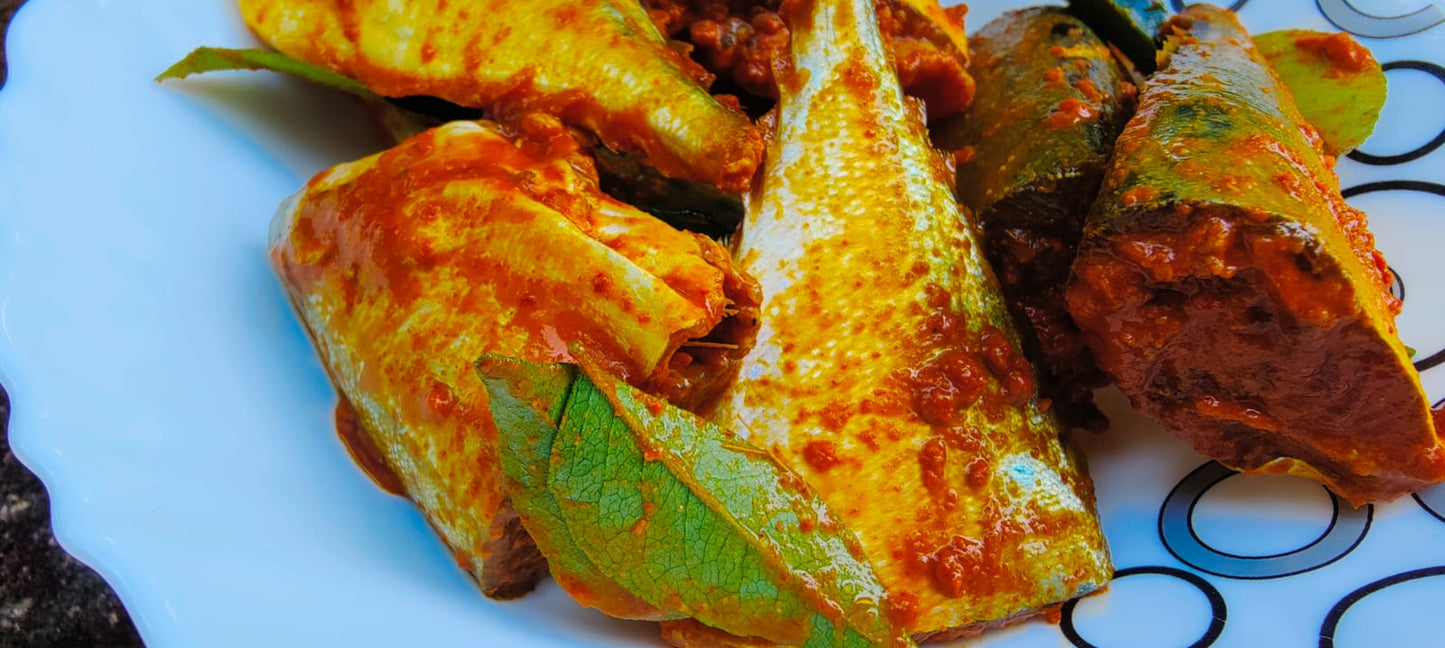 Fish Fry Masala Mix / വെളുത്തുള്ളി അരച്ച് ചേർത്ത മീൻ പൊരിക്കൂട്ട് (100 g)